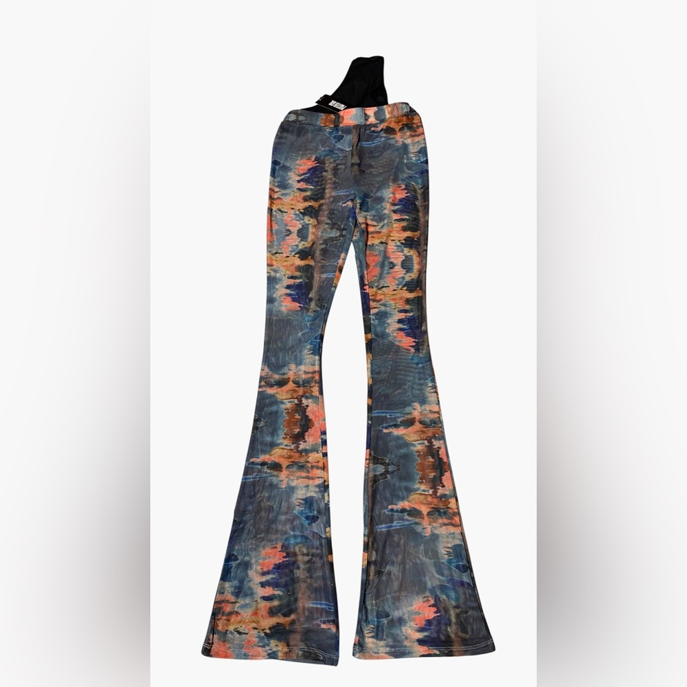 Poster Girl DOLLS KILL NWT multi color flare pants